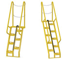 Alternating-tread Stair Ladders