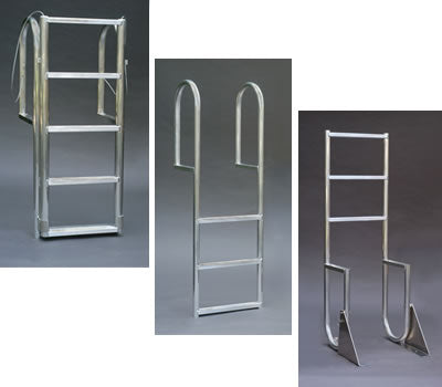A1A Aluminum Dock Ladders