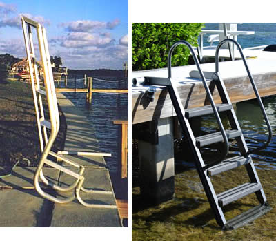 Angled Dock Ladders & Stairs