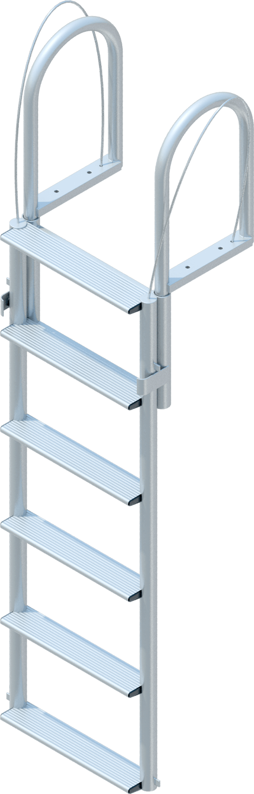 6 Step Wide Step Floating Dock Lift Ladders