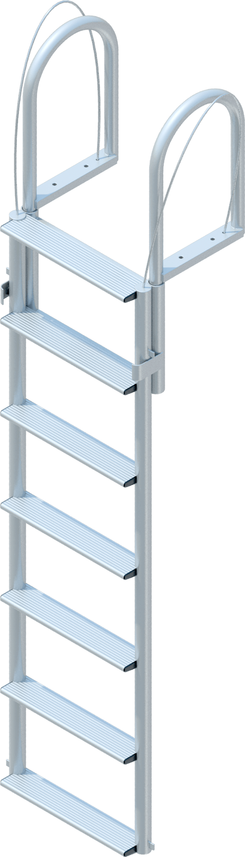 7 Step Wide Step Floating Dock Lift Ladders