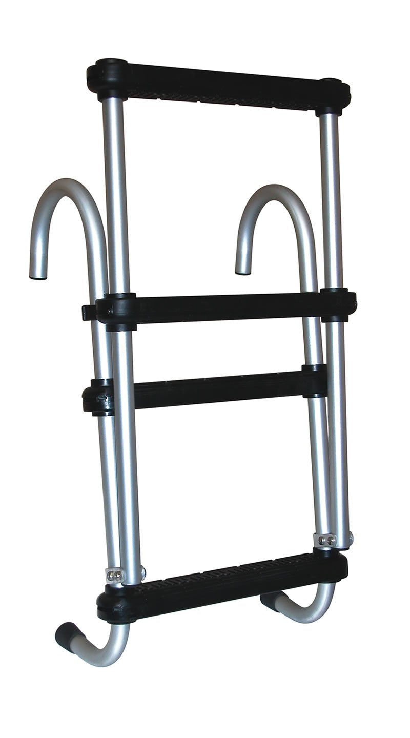 4 Step Anodized Aluminum Removable Pontoon Ladders
