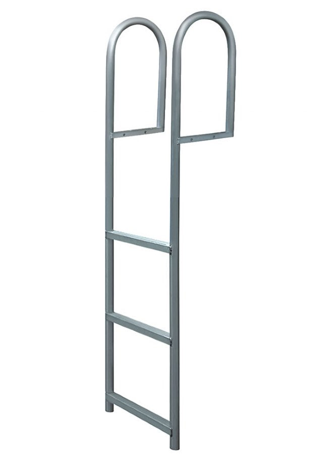 7 Step Anodized Aluminum Straight Dock Ladders