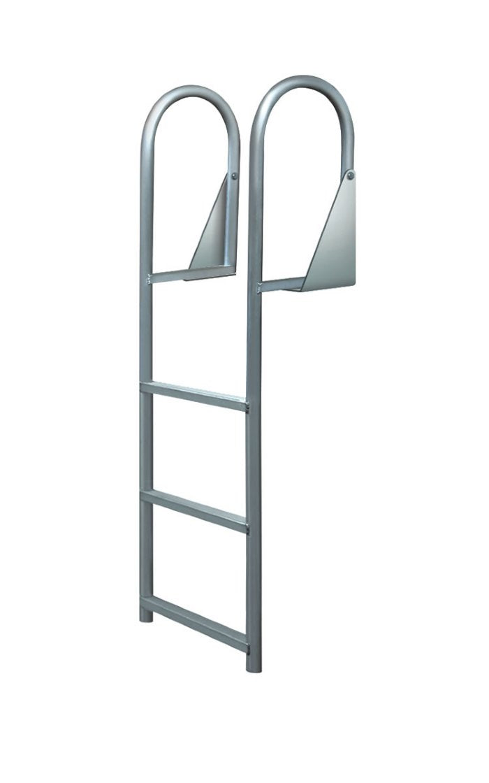 4 Step Anodized Aluminum Swinging Dock Ladders