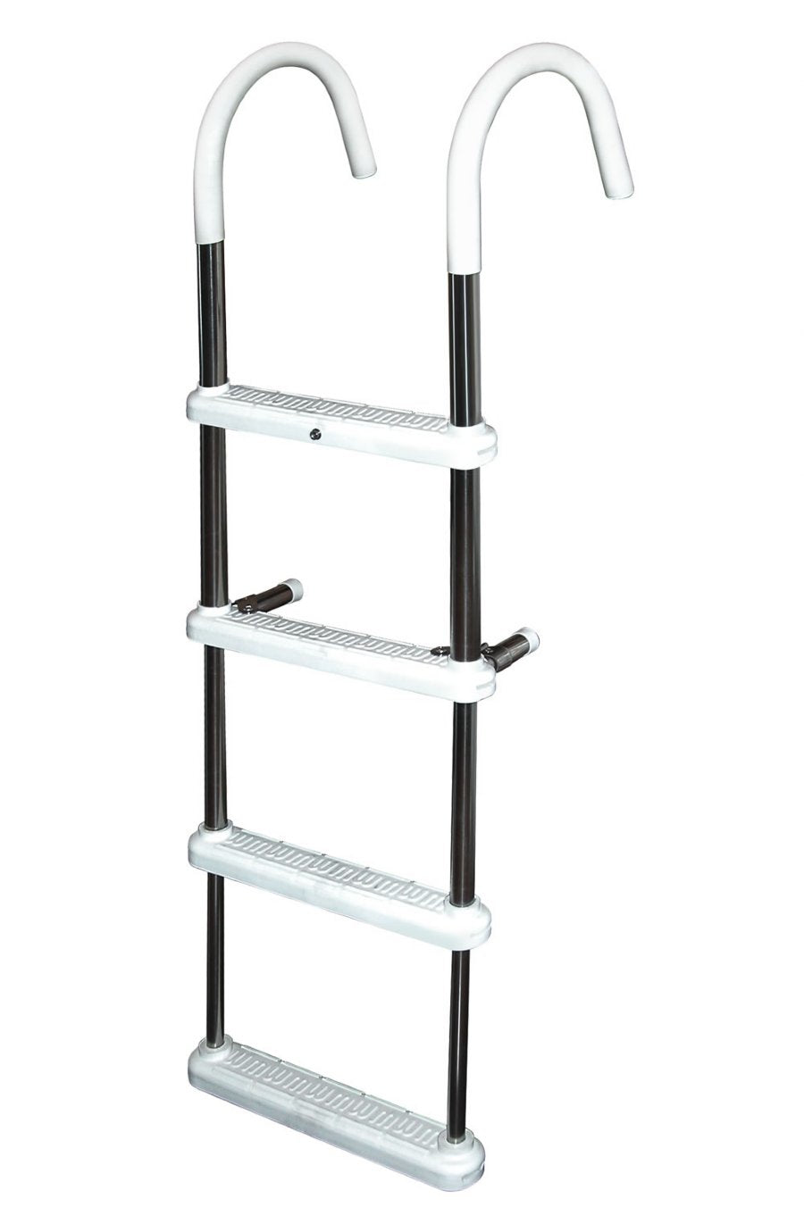 4 Step Stainless Steel 11" Gunwale Hook Ladders