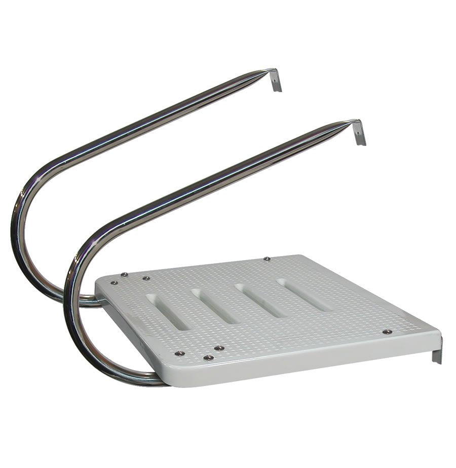 Stainless Steel I-O Transom Platform With No Steps