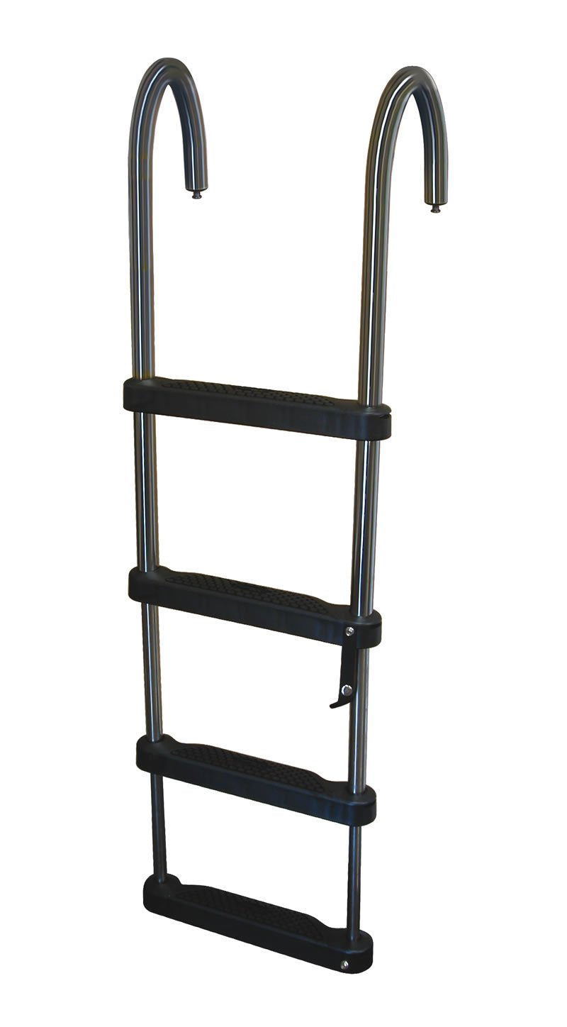 3 Step Stainless Steel Removable Telescoping Pontoon Ladders