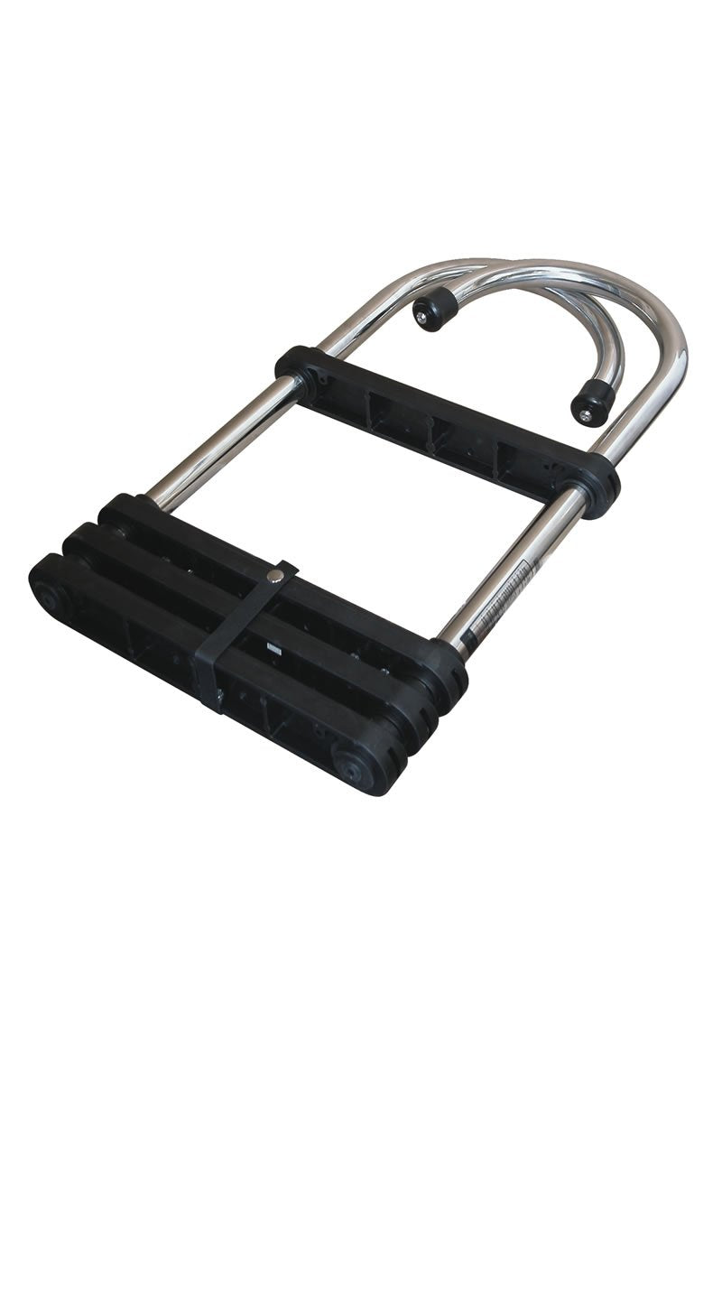 3 Step Stainless Steel Removable Telescoping Pontoon Ladders