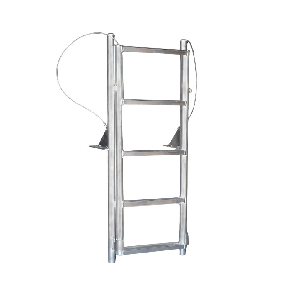 6 Step Wide Step Finger Pier Lifting & Retractable Dock Ladders ...