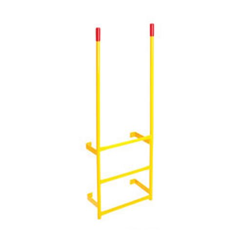 EGA 9 Step Wall Mount Steel Loading Dock Ladders