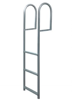7 Step Anodized Aluminum Straight Dock Ladders