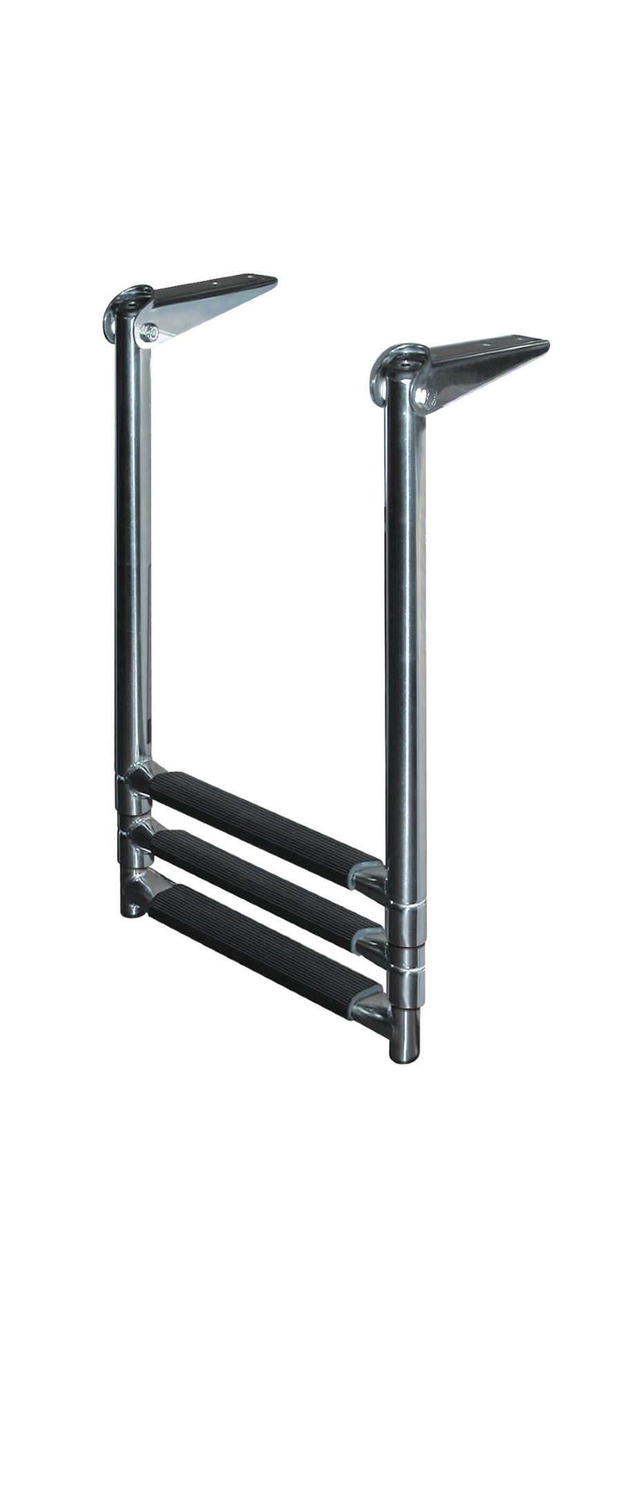 3 Step Stainless Steel Telescoping Transom Drop Ladders
