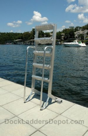Wet Steps 6 Step Aluminum Dock Ladders